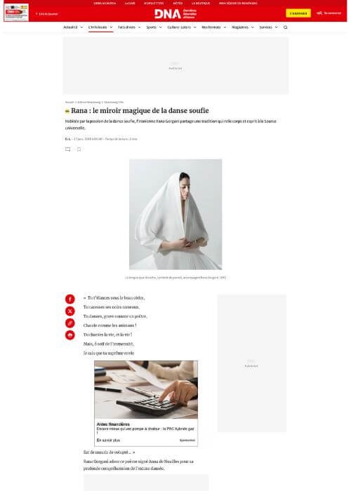 Rana le miroir magique de la danse soufie