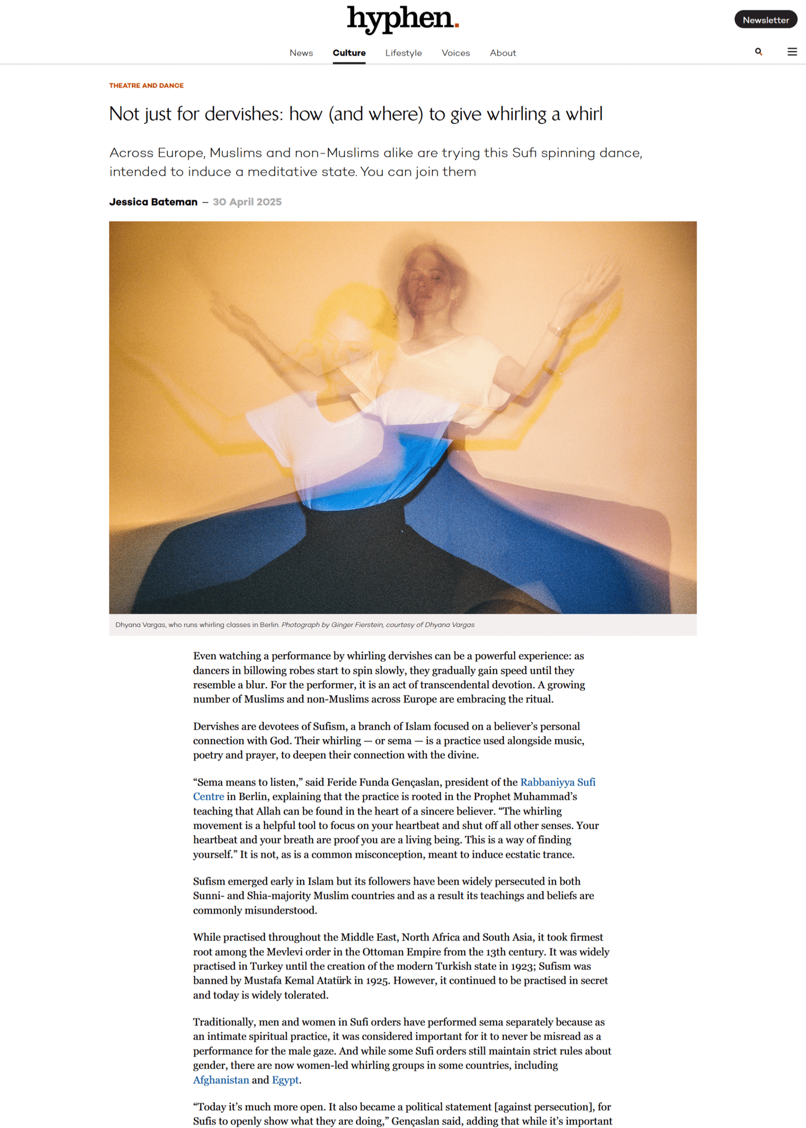 Not just for dervishes: how (and where) to give whirling a whirl